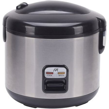 Sunpentown 6-Cup Rice Cooker, Stainless Steel