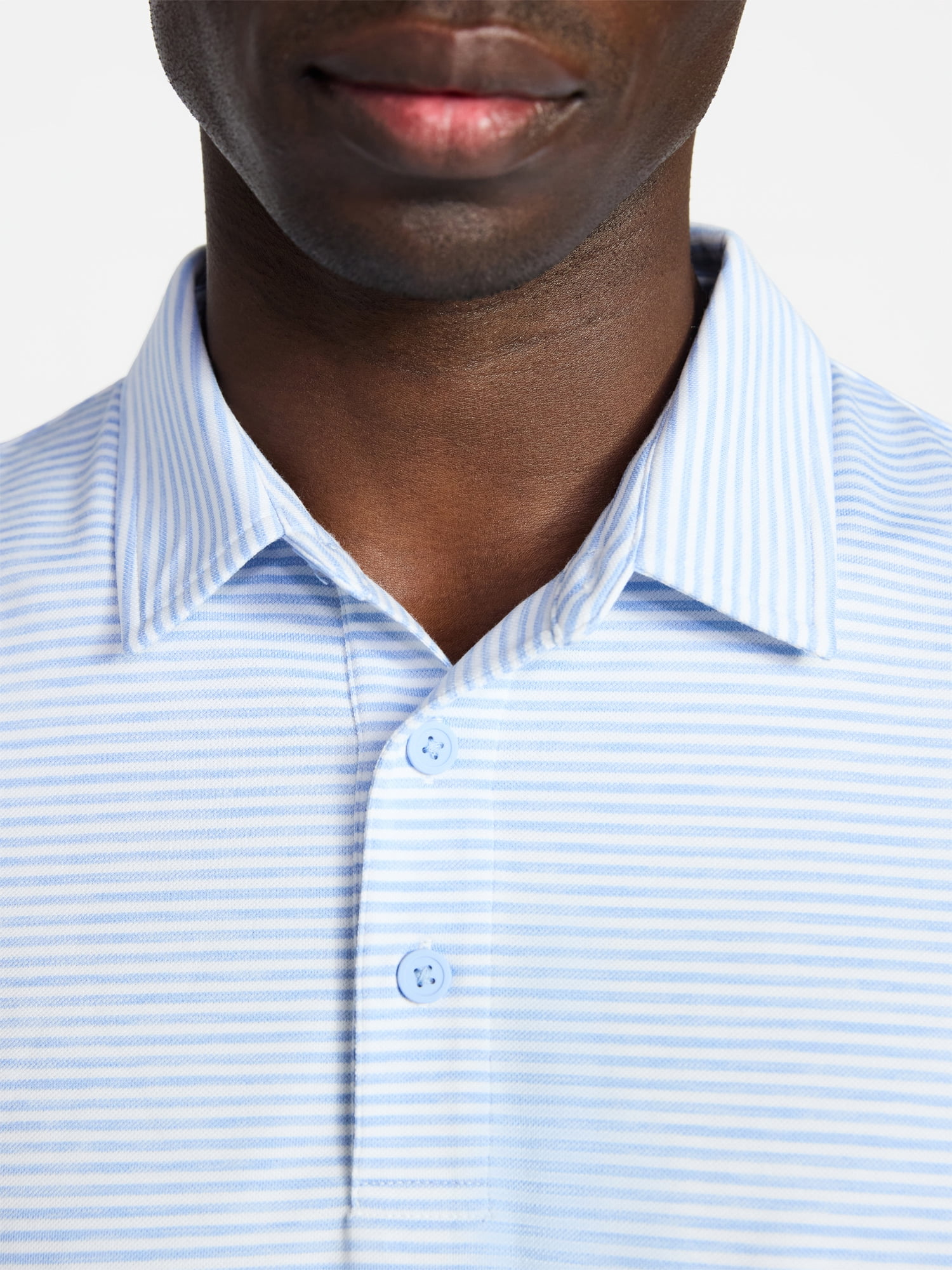 George Men's & Big Men's Relaxed Fit Short Sleeve Stretch Polo Shirt, Sizes S-5XL
