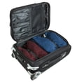 thumbnail image 4 of MOJO Black New York Rangers 21" Softside Rolling Carry-On Suitcase, 4 of 7