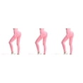 thumbnail image 4 of Jumpingount Pantalones elásticos de cintura alta para mujer Primavera Verano niñas gimnasio hasta los tobillos pantalones deportivos pantalones Type1 NO1, 4 of 6