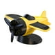 thumbnail image 3 of Modelo de avión giratorio con energía solar que se activa con luz para el tablero del auto. Amarillo, 3 of 9