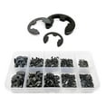thumbnail image 1 of fastboy 580pcs Retaining Rings Convenient External Circlip Stainless Steel Wear-resistant Snap Ring Opening Hook Hardware Assorted Kits Black, 1 of 8