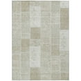 thumbnail image 2 of Addison Rugs Chantille Indoor/Outdoor Traditional Patchwork Taupe Washable Rectangle Rug, 3' x 5', 2 of 6