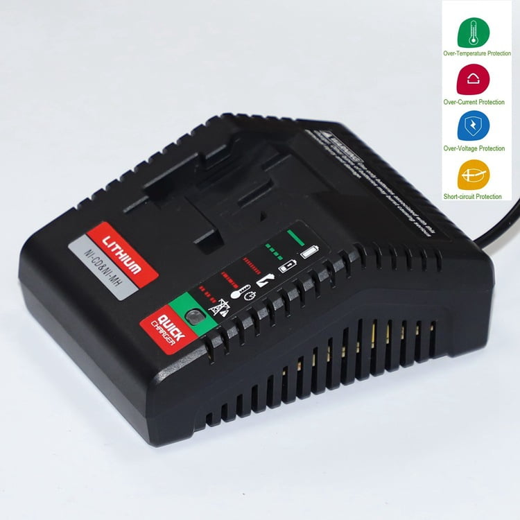 Cell9102 18Volt Charger for Proter Cable PCXMVC,Compative with 18 Volt Lithium Ion & NiCd NiMh Battery