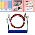 thumbnail image 4 of MERIGLARE Câble USB 1,8m vers Câble Divisé pour Clavier Mécanique, et Rouge Bleu Foncé Rouge, 4 of 8