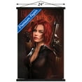 thumbnail image 3 of Marvel Comics - Black Widow - Two Guns Wall Poster with Wooden Magnetic Frame, 22.375" x 34", 3 of 3