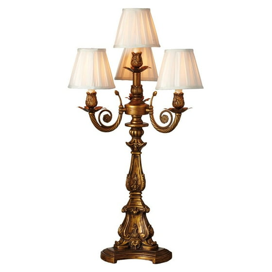 River Of Goods Downton Abbey Aristocratic Ornate Gold Table Lamp
