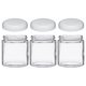 thumbnail image 1 of Frascos Mason de vidrio de 16 oz con boca extra ancha para almacenamiento de pintas con tapas - Tapas de almacenamiento de plástico sin BPA - Fabricados en EE. UU. - Frascos de vidrio de 16 oz con, 1 of 4