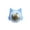 Blue, variant on zhonghuaying Cat Interactive Licking Toy, Wall Mounted Rotating Chew Station with Cute Cat Shape Holder, Indoor Play Toy for Cats,Pink