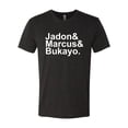 thumbnail image 2 of Wild Bobby, Jadon & Marcus & Bukayo, Sports, Men Premium Tri Blend Women, Vintage Black, X-Large, 2 of 5