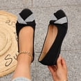 thumbnail image 4 of BOERTEU Women Rhinestone Wedge Slip On Dress Shoes, 4 of 9