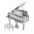 thumbnail image 1 of Piano 3D Jigsaw Metal Puzzle Model Toys, 1 of 5
