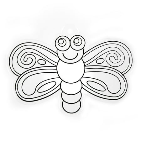 Hello Hobby Ready-to-Paint Dragonfly Suncatcher