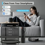 GOOVI Robot Vacuum and Mop Combo, Robotic Vacuum Cleaner with Schedule, Wi-Fi/App/Remote, Self-Charging, Slim, Ideal for Hard Floor, Pet Hair