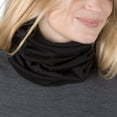 thumbnail image 2 of MERIWOOL Unisex Merino Wool Neck Gaiter - Black, 2 of 6