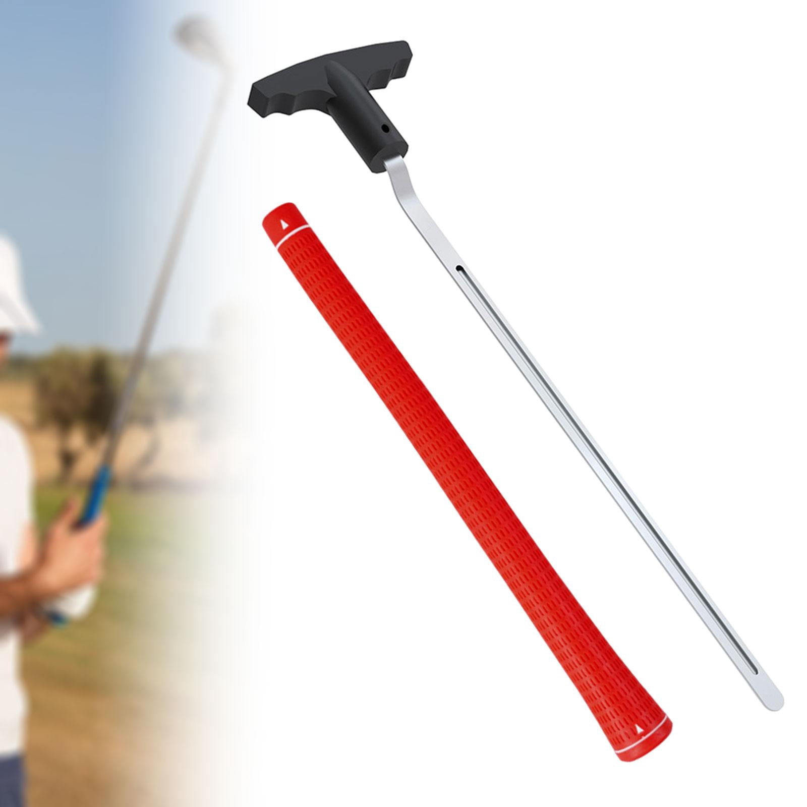 funtasica Golf Grip Removal Tool, Golf Accessories V Groove Grip Remover Saver 11" Sturdy Portable Easy to Use Grip Repair for Golfing Red