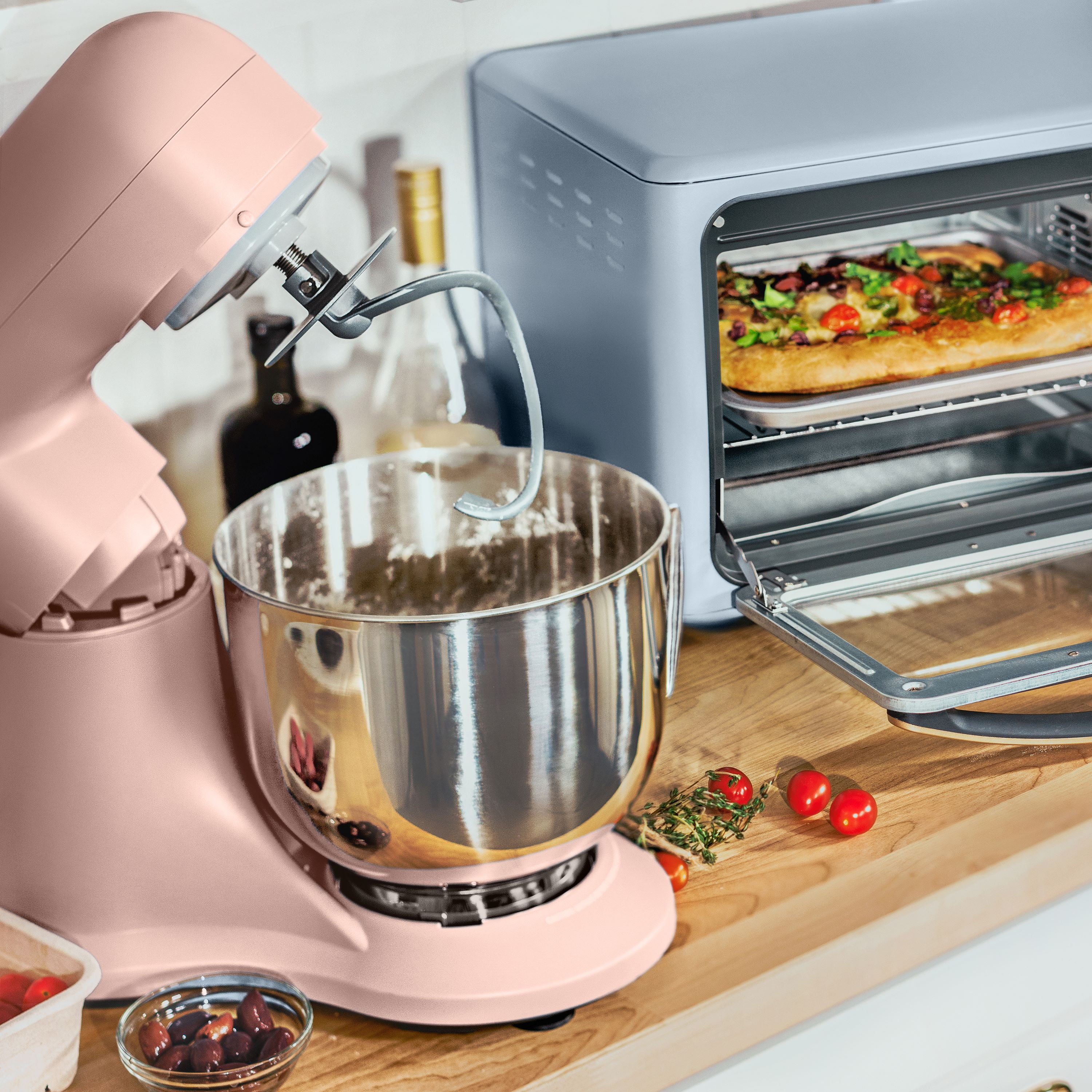 Beautiful 5.3 Qt Stand Mixer, Lightweight & Powerful with Tilt-Head, Rose by Drew Barrymore