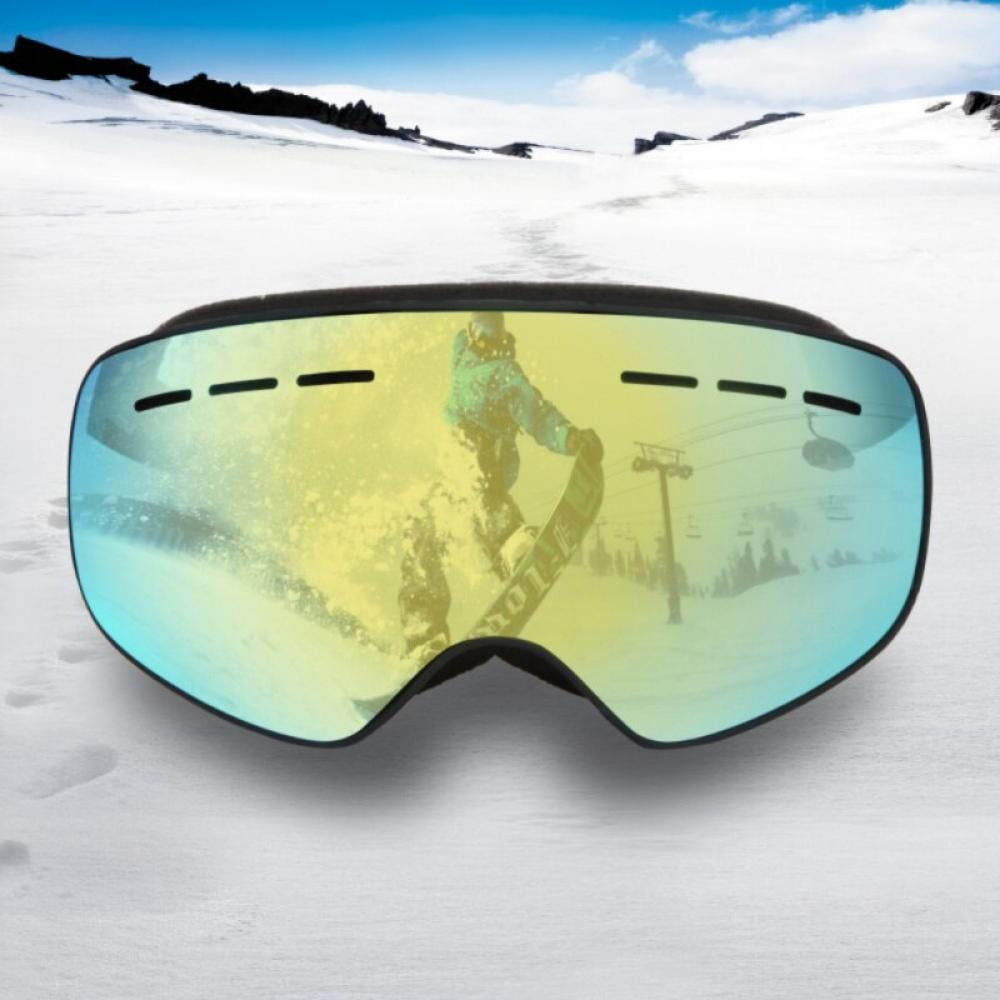 Toddler Kid Boys Girls Snowboard Ski Goggles Double Layer UV400 Anti-fog Glasses 