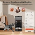 thumbnail image 5 of Cobectal Automatic Dry Cat Feeder with Adjustable Station, Voice Control & Dual Power Supply, 5 of 11