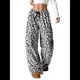 thumbnail image 1 of Pantalones de Pijama para Mujer, de Leopardo, Peludos, Estilo Y2K, de Cintura Alta, Bonitos. S, 1 of 10