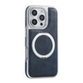 thumbnail image 2 of for iPhone 13 Pro Max Case, Plating PU Leather Magnetic Mag-Safe Phone Case with Built-in 360° Rotatable Ring Stand Shockproof Protective Kickstand Phone Case for iPhone 13 Pro Max, Blue, 2 of 10