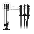 thumbnail image 4 of Lavish Home 5-Piece Fireplace Tool Set with Tongs, Shovel, Broom, and Poker, 4 of 8