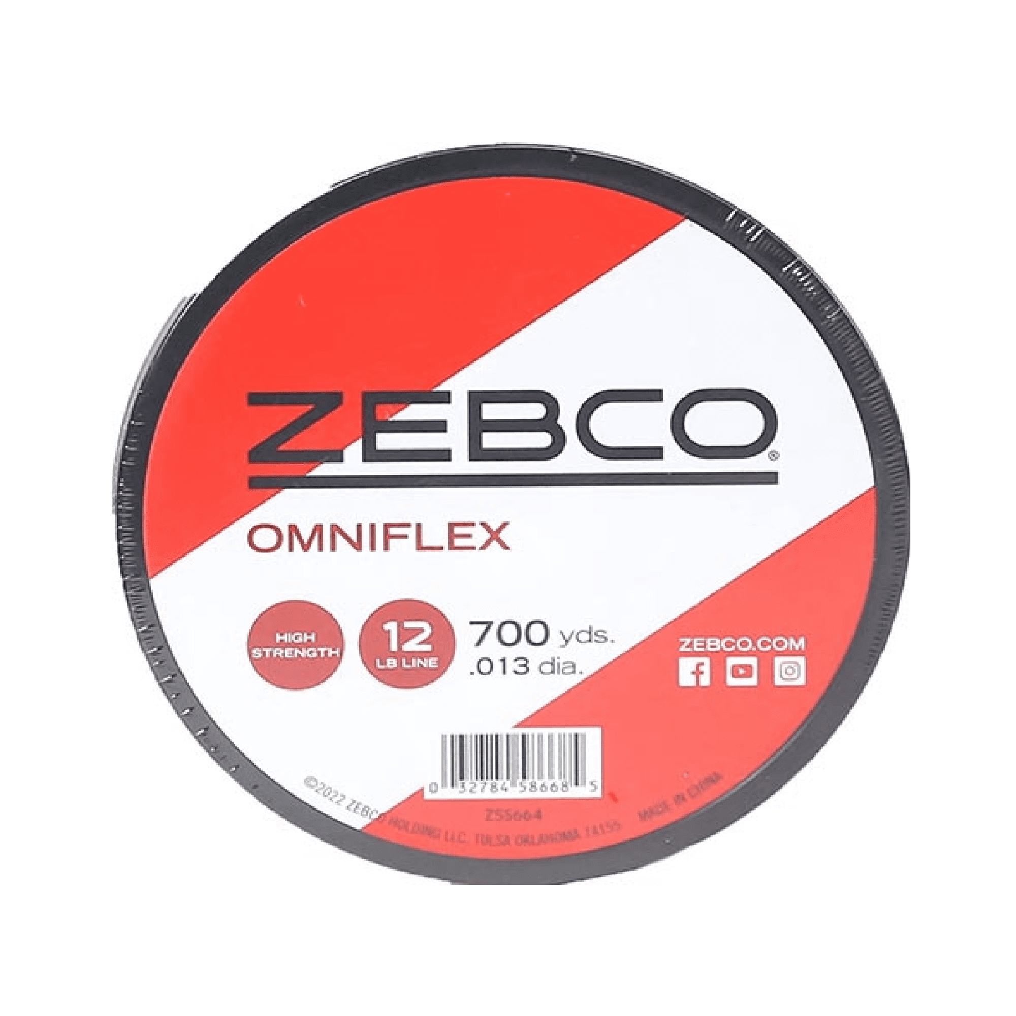 (3 pack) Zebco Omniflex Monofilament Fishing Line, 12-Pound Tested