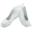 thumbnail image 4 of IDEANATEGRATE 1 Pair Vintage Style Shoe White Toe Non-slip Breathable for Women Hanfu Costume, 4 of 8