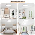 thumbnail image 2 of Brightever 6 Pack LED Flush Mount Ceiling Light Fixtures, 12 Inch 28W, Super Slim 0.67 Inch Dimmable LED Ceiling Light, 5000K Daylight 3200LM Modern, 2 of 7
