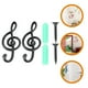 thumbnail image 2 of 2pcs ganchos musicales de nota ganchos de pared vintage ganchos decorativos gancho de colgilla de pared, 2 of 5