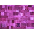 thumbnail image 1 of Ahgly Company Indoor Rectangle Patchwork Purple Transitional Area Rugs, 5' x 7', 1 of 4