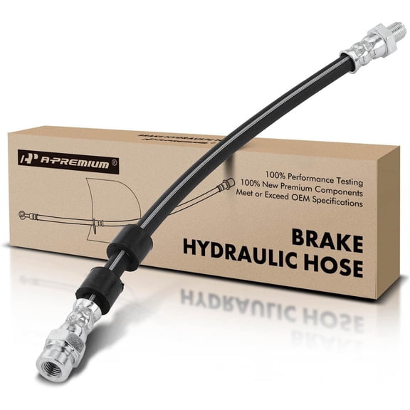 A-Premium Brake Hydraulic Hose Compatible with Select Chrysler, Dodge and Jeep Models - 200 2011-2014, Sebring 2007-2010, Avenger 2008-2014, Nitro 2007, Compass 2007-2017, Patriot 2007-2016