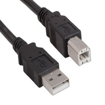 SANOXY Cables and Adapters; 6ft USB 2.0 A Male to B Male Cable, Black