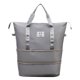 thumbnail image 1 of Bolso de viaje de gran capacidad con expansión de doble capa, bolso de lona para mujer, bolso de equipaje femenino con separación en seco y húmedo, bolsos de hombro, 1 of 4