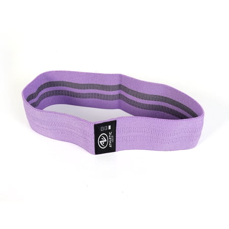 ATHLETIC WORKS FABRIC EXERCISE BANDS 3 DIFFERENT RESISTANCE LEVELS WITH CARRY BAG NON-SLIP AND ELEVATE YOUR FITNESS ROUTINE