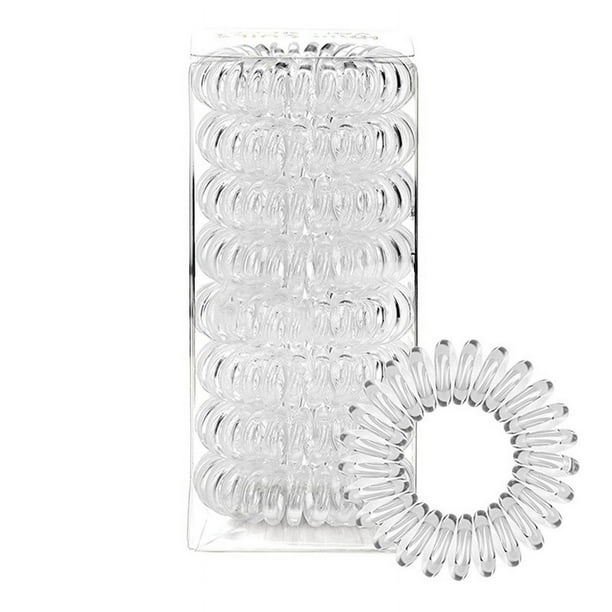 9 lazos para el cabello en espiral para mujer, lazos para el cabello en espiral para cabello grueso, lazo para el cabello sin arrugas, lazos para el cabello en espiral que no dañan el cabell