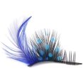 thumbnail image 3 of False Eyelashes Exquisite Beautiful Blue Natural Feather Fake Eyelashes Dress Party Masquerade Queen False Eyelashes, 3 of 3