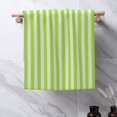 thumbnail image 5 of YFYANG Absorbent Towel, Soft Skin-Friendly Classic Green Stripe Washcloth Bath Towel, Suitable for All Skin, 27.5 x 16-inch, 5 of 7