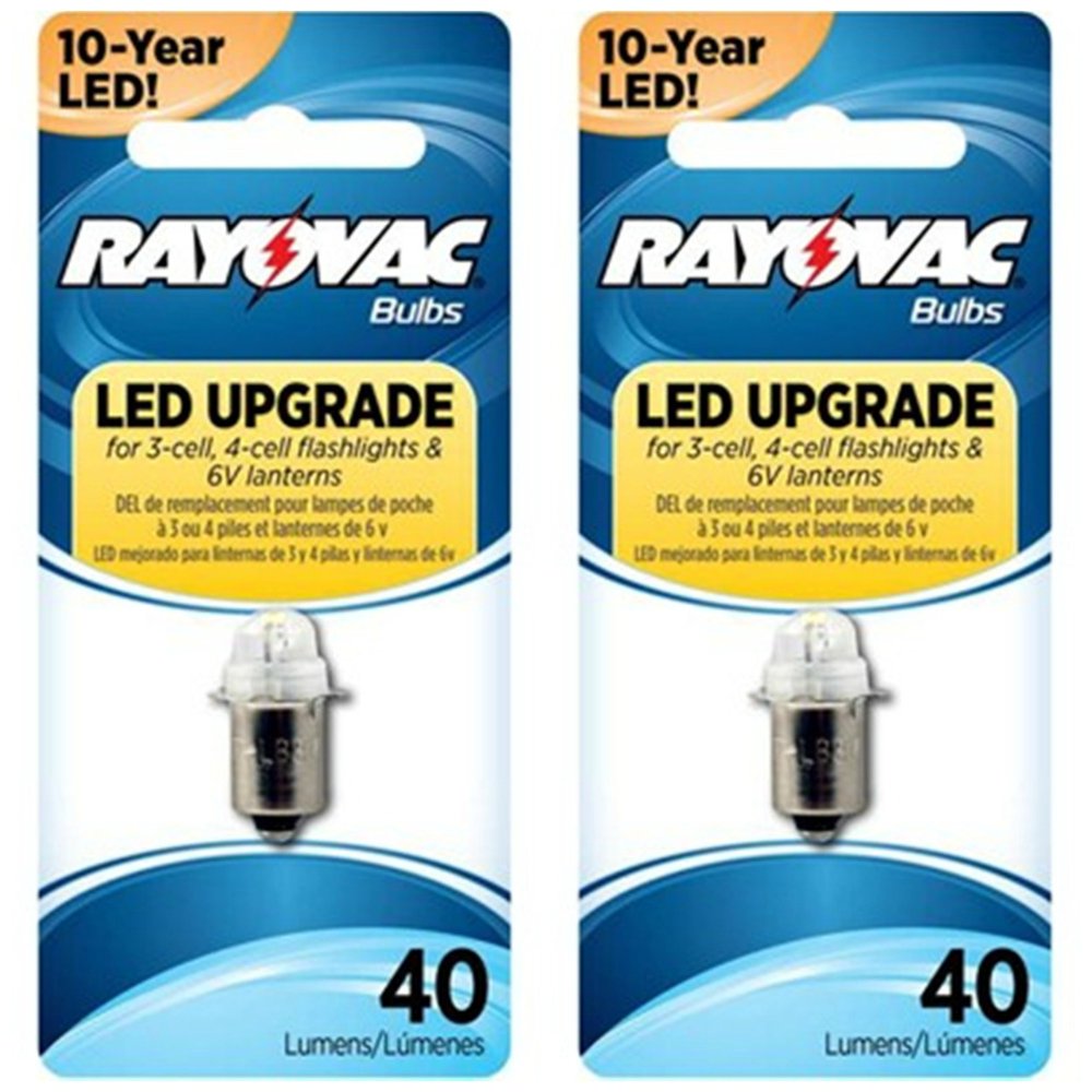Rayovac LED Upgrade Bulb for 3Cell, 4Cell Flashlights and Lanterns