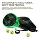 thumbnail image 4 of Pala de Pádel Premium con Funda 3 Pelotas y Grip Todos Niveles, HIKEO, 4 of 11