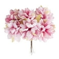 thumbnail image 1 of Ramo de rosas artificiales para decoración de bodas | Flores de seda de tallo flexible de 11 x 8 cm para decoración de centros de mesa de fiestas en casa, oficina, 1 of 2
