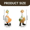 thumbnail image 2 of Ongmies Animal Duck Garden Figurines – Resin Duck Family Statues for Yard Decor, Outdoor Decoration, and Desktop Ornaments, Ideal Gift, 2 of 7