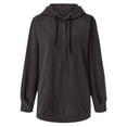 thumbnail image 2 of FAROOT Women Drawstring Hoodies Sweatshirts Solid Color Loose Pullovers, 2 of 4