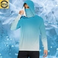 thumbnail image 2 of fatyb Men's UPF 50+ Sun Shirts Long Sleeve Hoodies with Face Cover Mens Lightweight Sun Protection Tops, 2 of 6