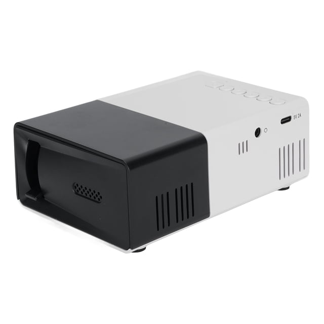 Proyector Compacto, Proyector HD De Alta Compatibilidad Ajustable 1080P De 5V 2A Para Noche De Cine