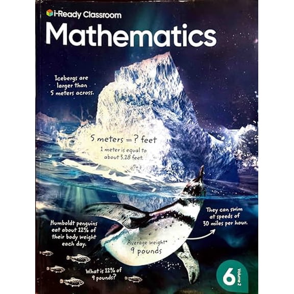 Pre-Owned i-Ready Classroom , Mathematics , Grade 6, Volume 2., 9781728046754, 1728046750, Paperback,
