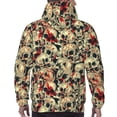thumbnail image 7 of Fotbe Men's Hoodie with Skulls1 Pattern - Kangaroo Pocket Pullover Hooded Sweatshirt, Perfect for Daily Wear, Travel, and Home-3X-Large, 7 of 7