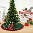 thumbnail image 6 of CY5O5ee Christmas Tree Skirt Xmas Tree Mat Tree Skirt Cover Christmas Decor Party Indoor Holiday Tree Ornaments Family Classic Decorations 24inch/35inch/47inch/60inch, 6 of 9