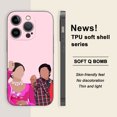 thumbnail image 1 of Máxima protección con un toque especial: funda plateada para iPhone de doble capa con estampado gráfico moderno y arenado para iPhone 15 Pro Max 14 13 12 Pro 11, 1 of 4