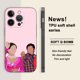 thumbnail image 1 of Máxima protección con un toque especial: funda plateada para iPhone de doble capa con estampado gráfico moderno y arenado para iPhone 15 Pro Max 14 13 12 Pro 11, 1 of 4